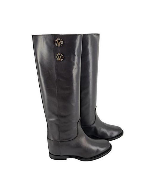 Via Roma 15 Black High Boots
