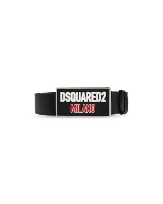 DSquared² Leder gürtel in Black für Herren