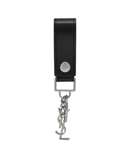 Saint Laurent Black Keyrings for men