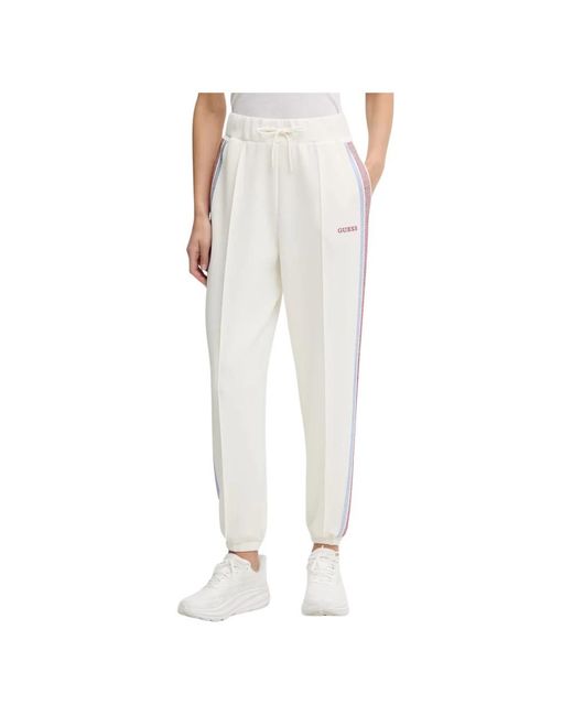 Guess White Sweatpants