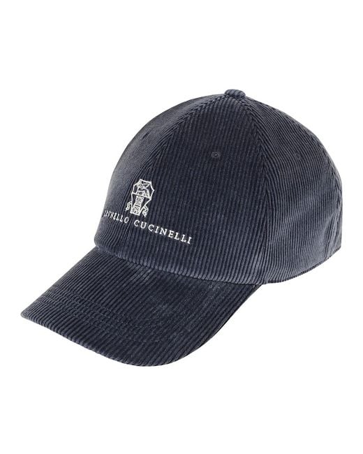 Caps di Brunello Cucinelli in Blue da Uomo