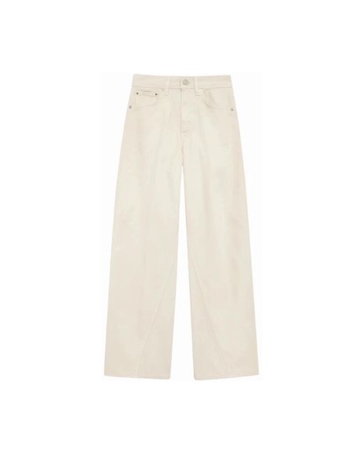 Anine Bing Natural Wide Jeans