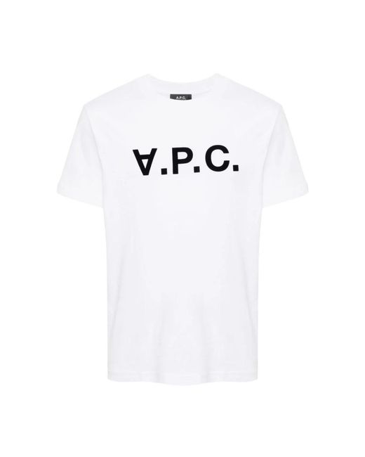 A.P.C. T-Shirts in het White voor heren