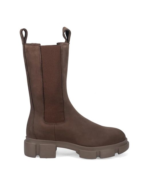 Stivaletti chelsea signature marrone cioccolato di COPENHAGEN in Brown
