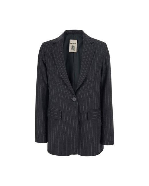Semicouture Blue Blazers