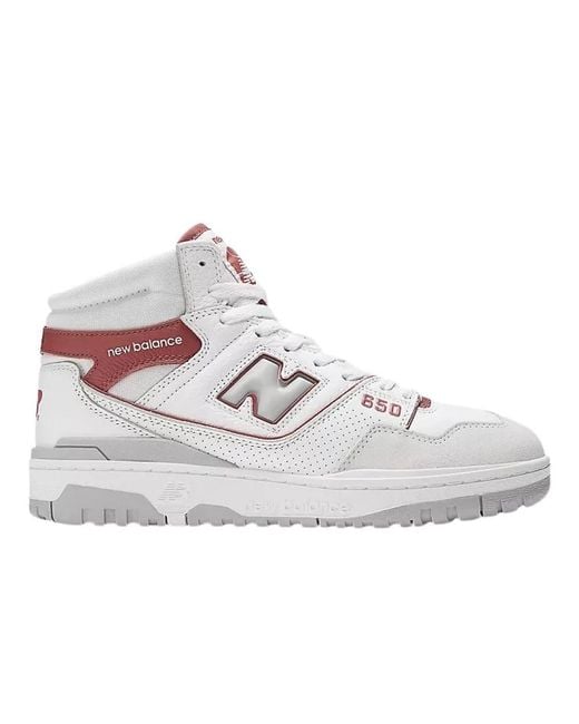 New Balance White Sneakers for men