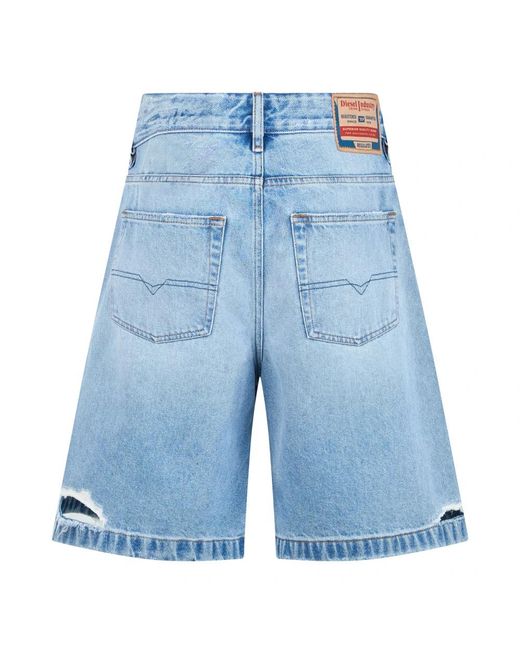 DIESEL Blue Denim Shorts