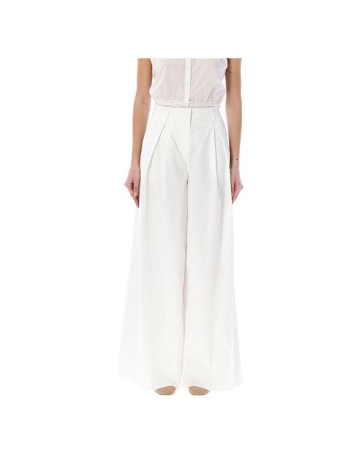 THE GARMENT White Wide Trousers
