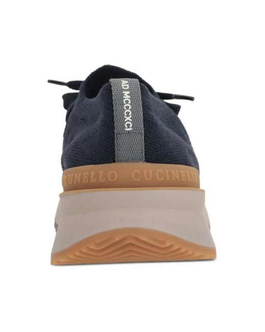Brunello Cucinelli Blue Sneakers for men