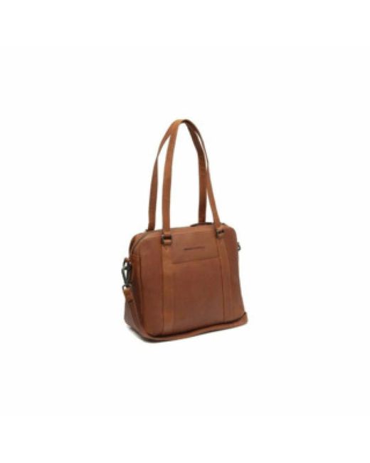 The Chesterfield Brand Schoudertas in het Brown
