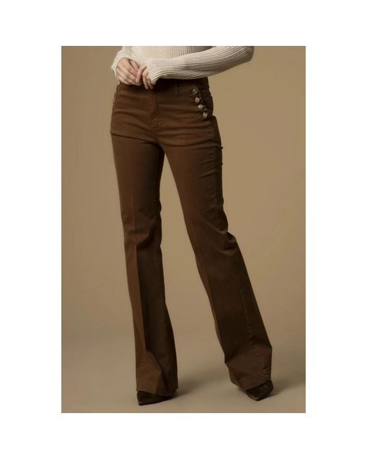 Wide Trousers Kocca de color Brown