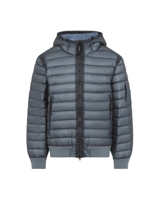 C P Company Blue Winter Jackets for men