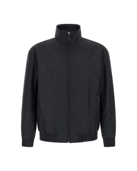 Etro Blue Bomber Jackets for men