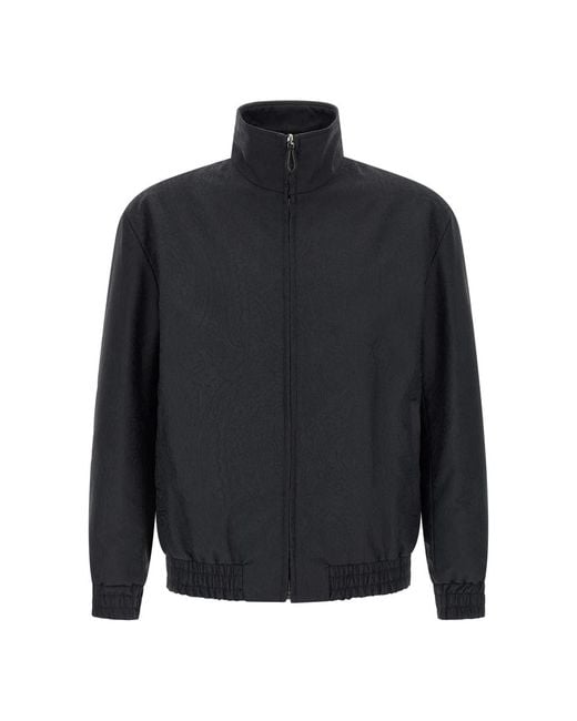 Etro Jassen ,Blauw ,Polyester Arnica Jacket in het Blue voor heren