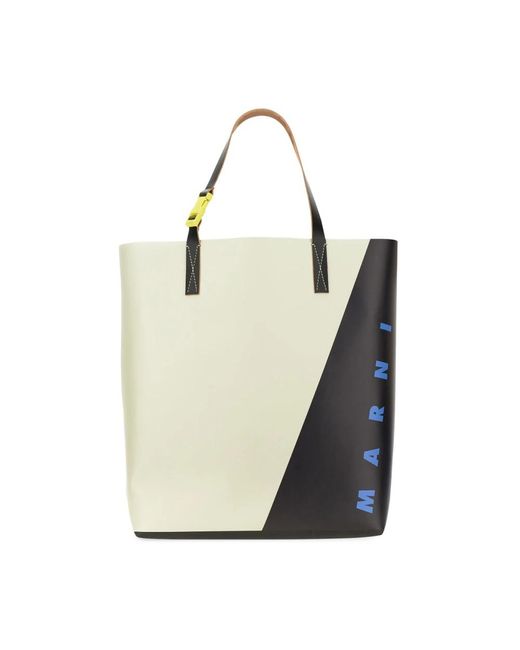 Marni White Shopping Bags