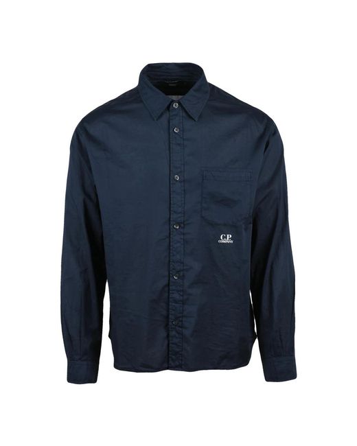 C P Company Blue Casual Shirts for men