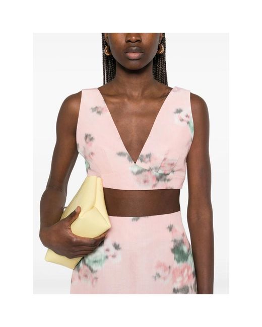 Philosophy Di Lorenzo Serafini Pink Sleeveless Tops