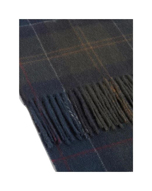 Barbour Blue Winter Scarves for men