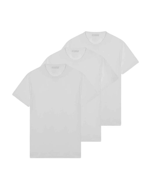 Prada Set Van Drie T-Shirts in het White voor heren