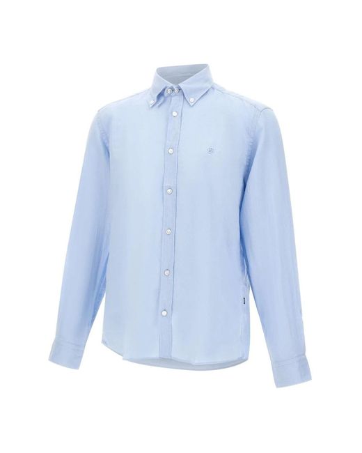Boss Blue Formal Shirts for men