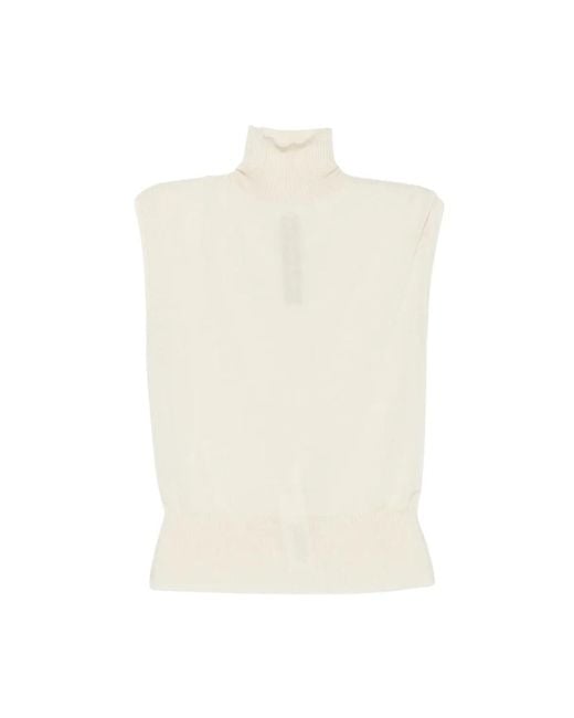 Rick Owens Sl Turtle Top in het White