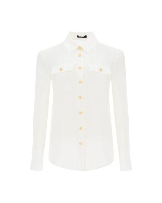 Blouses & shirts > shirts Balmain en coloris White