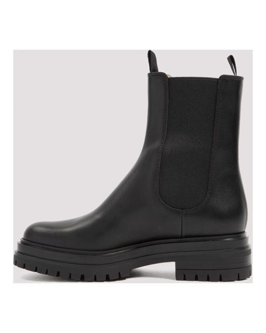 Gianvito Rossi Black Chelsea Boots