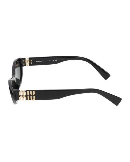 Miu Miu Black Stylische sonnenbrille 0mu 09ys