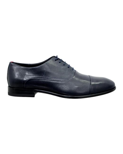 Boss Blue Laced Shoes for men