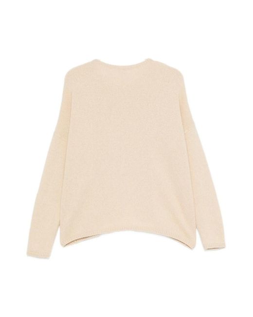 Apuntob Natural Round-Neck Knitwear