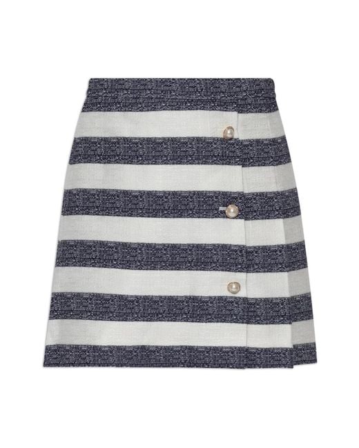 Kate Spade Blue Rock mit gestreiftem muster