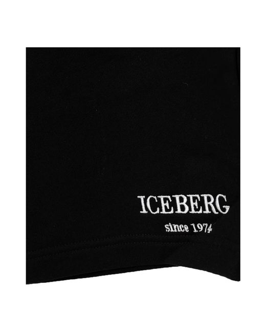 Iceberg Shorts in Black für Herren