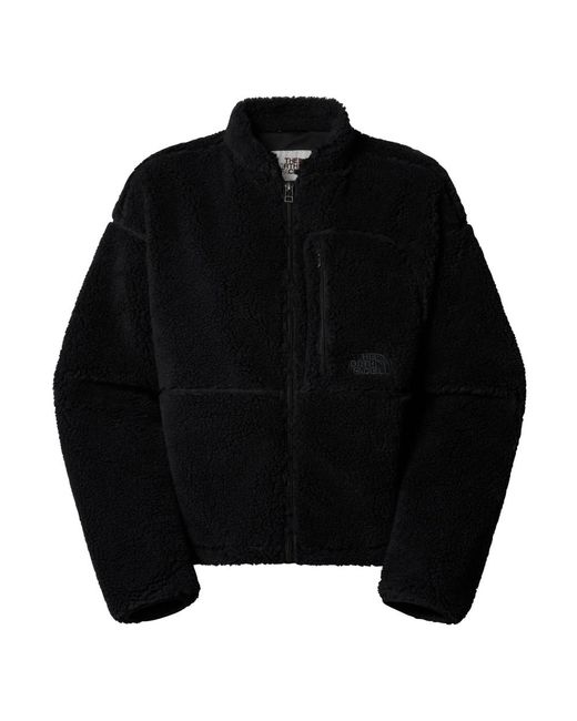 The North Face Faux Fur & Shearling Jackets in het Black