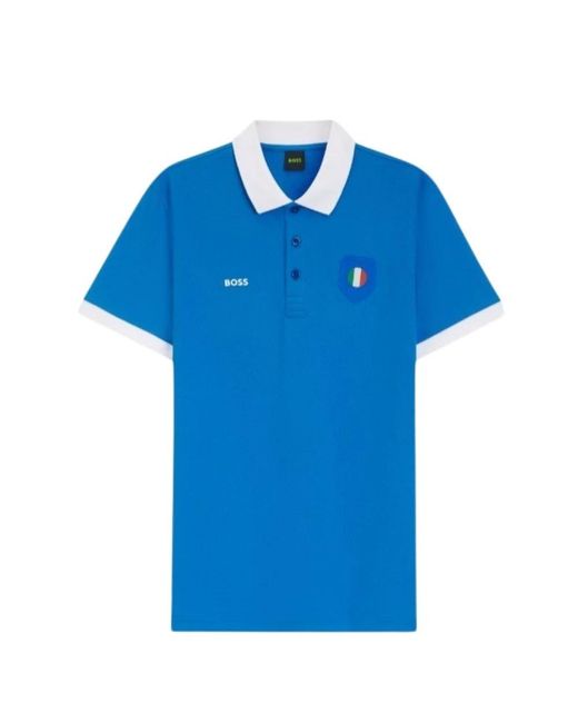 HUGO Paddy Polo in het Blue voor heren