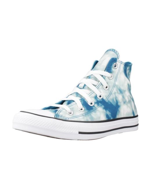 Converse Tie-D All Star Sneakers in het Blue
