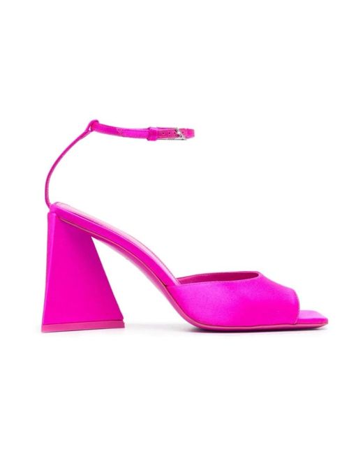 Shoes > sandals > high heel sandals The Attico en coloris Pink