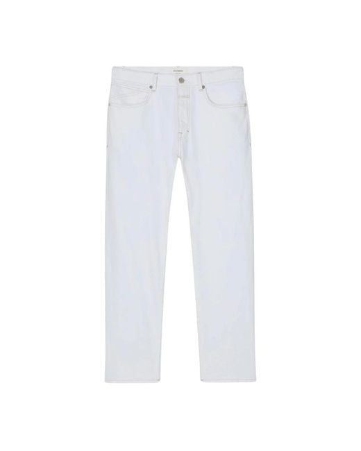 Closed White Slim Fit Jeans for men
