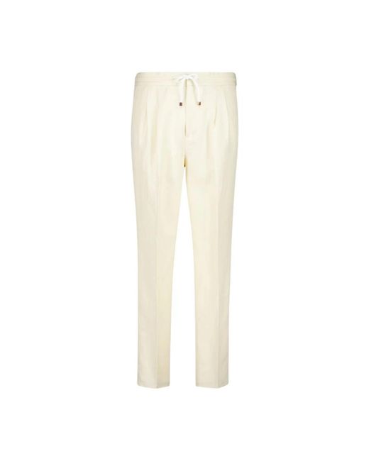 Brunello Cucinelli Natural Sweatpants for men