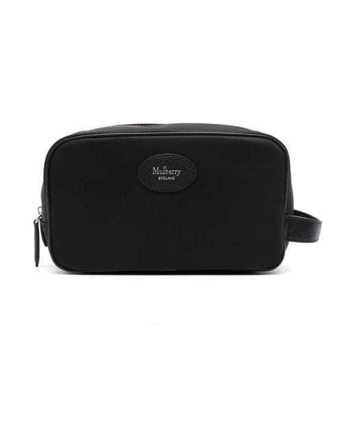 Mulberry Black Toilet Bags