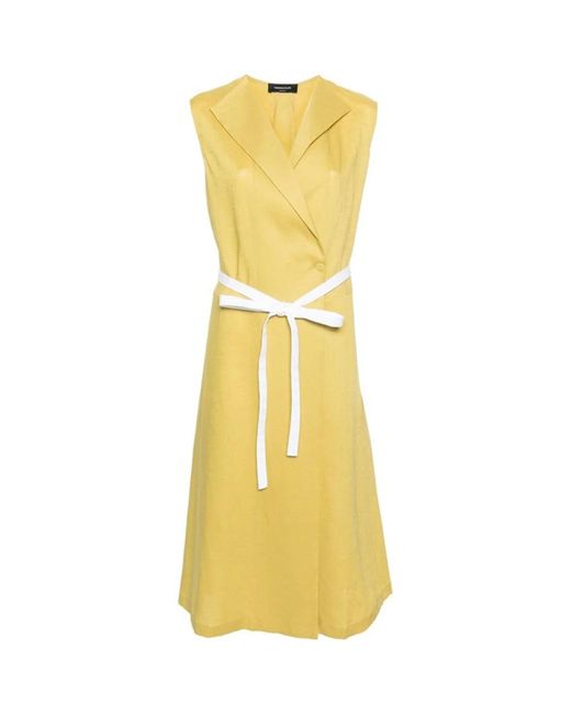 Dresses > day dresses > wrap dresses Fabiana Filippi en coloris Yellow