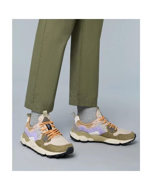 Flower Mountain White Sneakers