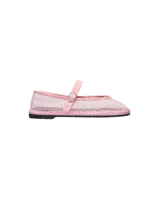 Flabelus Pink Ballerinas