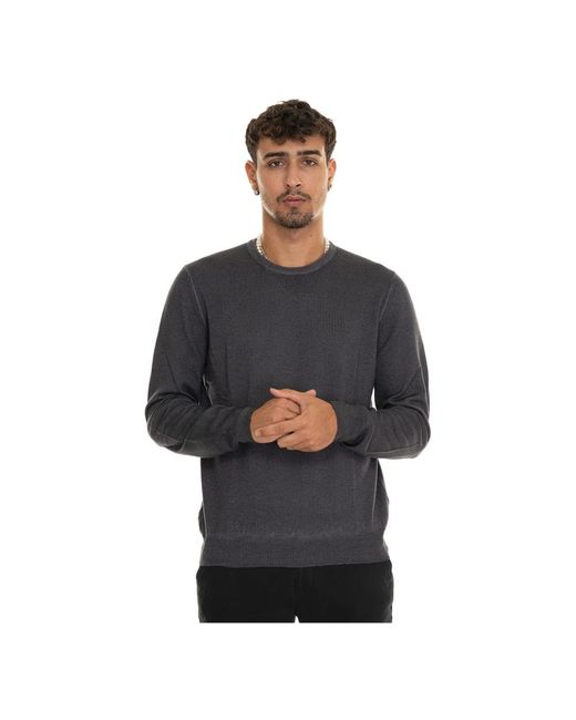 Gran Sasso Gray Round-Neck Knitwear for men