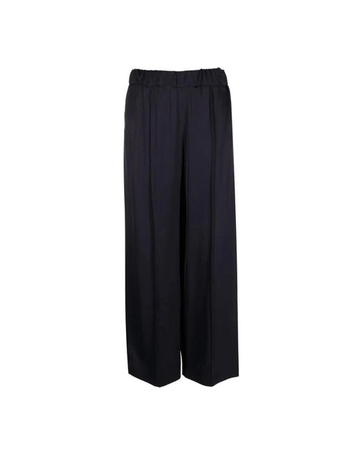 Jil Sander Wide Trousers in het Blue