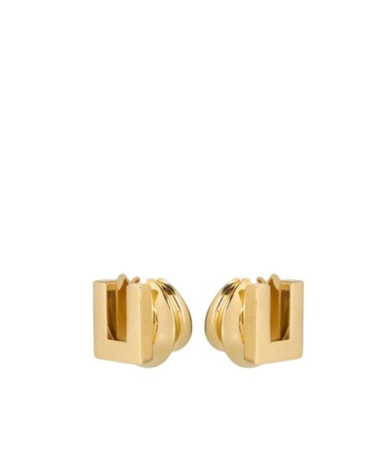 Elisabetta Franchi Metallic Earrings