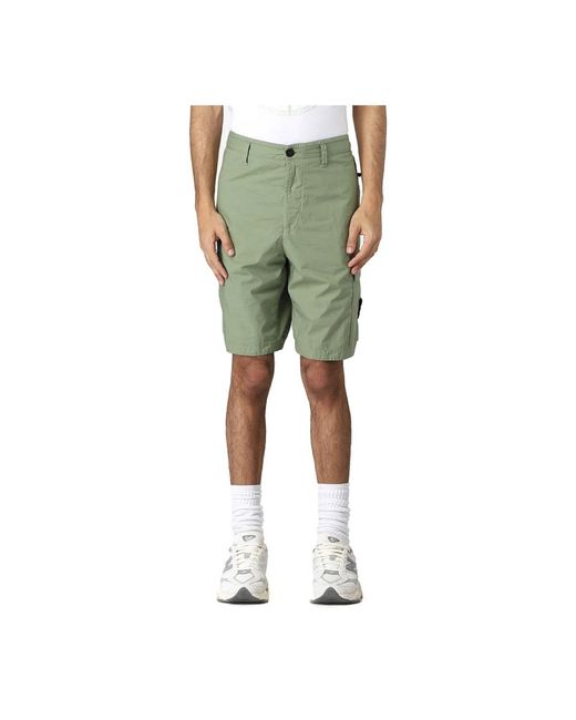 Stone Island Militär cargo bermuda shorts in Green für Herren