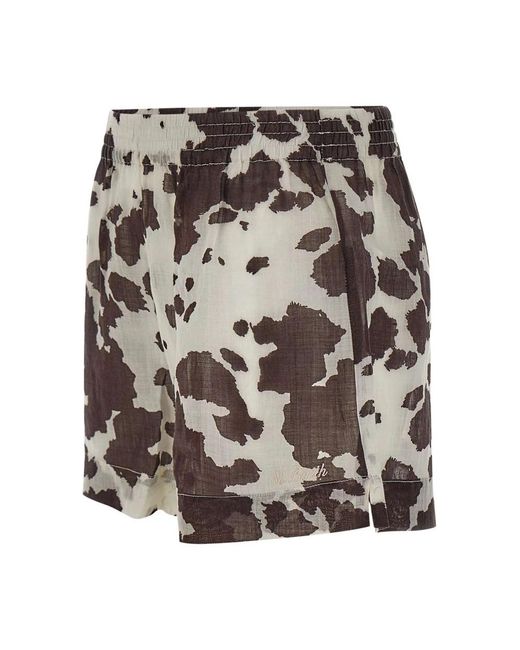 Mc2 Saint Barth Brown Short Shorts