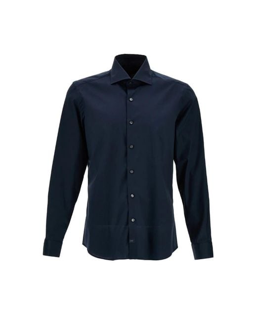 Fay Shirts > Casual Shirts in het Blue voor heren