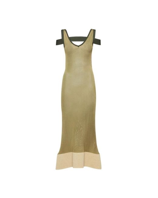 Jacquemus Women's Green Midi Dresses - www.rajagirimanappuram.com