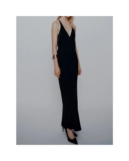 Maxi Dresses Marella de color Black